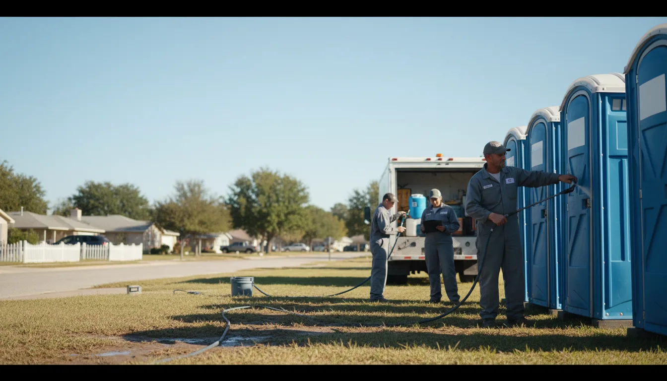 Long-Term Portable Toilet Rental in Ovalo, TX near me